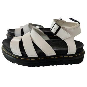 Dr. Martens White Sandals with Comfortable Sole